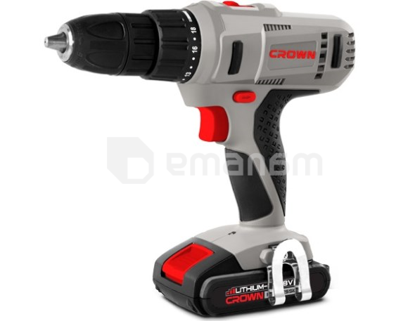 აკუმულატორის დრელი-სახრახნისი Crown CT21056L 18V