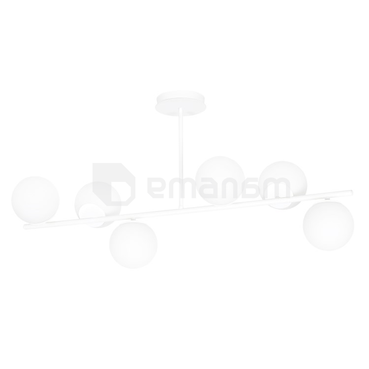 ჭაღი EMIBIG BIOR 6 E14 6x MAX 40W თეთრი