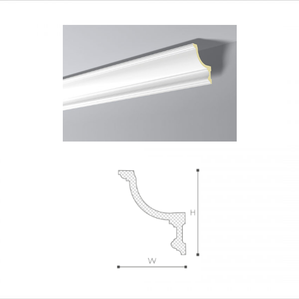 პოლიურეთანის ჭერის კარნიზი AL28 MOULDING