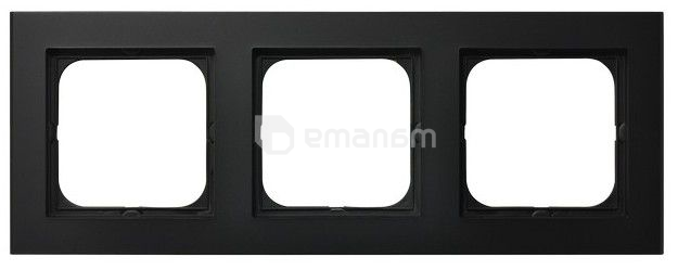 ჩარჩო Ospel Sonata R-3R/33 3 განყოფილებიანი შავი