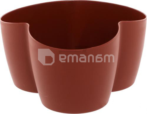 პლასტმასის ქოთანი 3 კაქტუსისთვის ALEANA ტერაკოტი