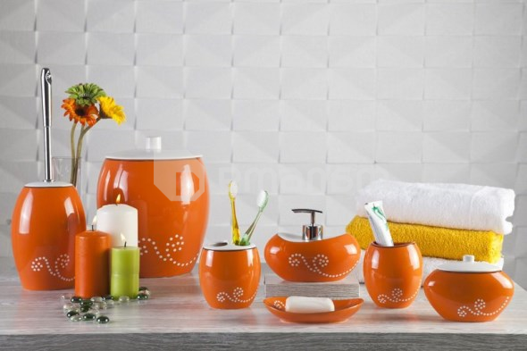 ურნა Primanova MAISON WASTE BIN W/LID ORANGE