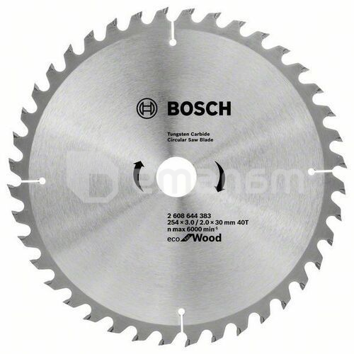 ხერხის დისკი Bosch ECO WO 254X30-40T