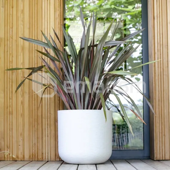 ქოთანი პლასტმასის EDA Plastiques Rond GRAPHIT'UP 48,5x46,2სმ 67ლ