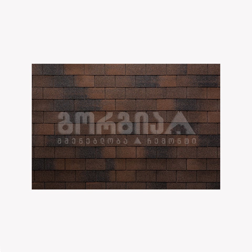 შინგლი მართკუთხედი, ყავისფერი ECO ROOF RECTANGULAR