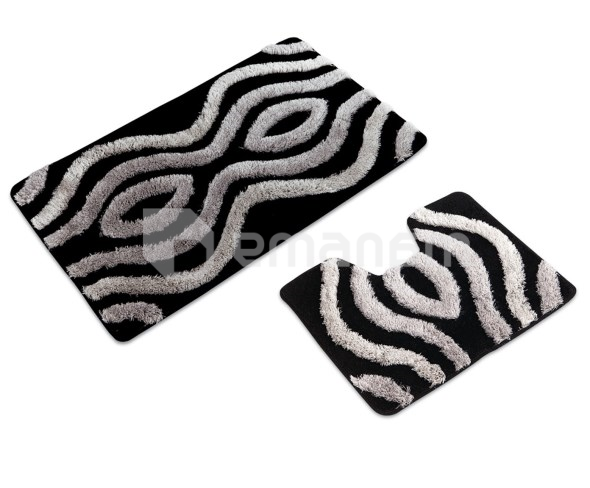 ნაკრები აბაზანის ფეხსაგების PLANET BATHMAT ACRYLIC 2 ც