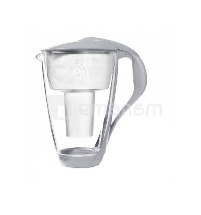 წყლის დოქი-ფილტრი Dafi Clasic Glass 2ლ Crystal-DCRJG20