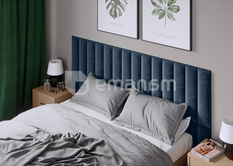 კედლის რბილი პანელი VOX Profile Regular 2 15x60 სმ. მუქი ლურჯი