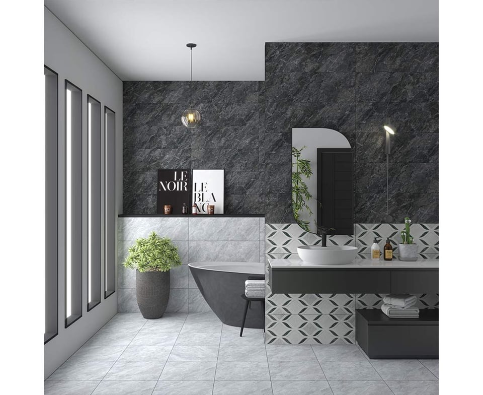 მეთლახი Enzo Anthracite rec 45x45x0.7 "Bien"