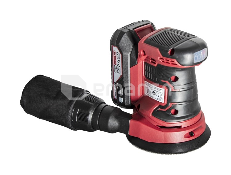 ექსცენტრიული სახეხი მანქანა აკუმულატორის Raider RDP-SRSA20 20V