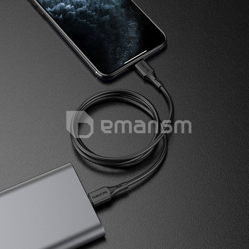 მობილური ტელეფონის დამტენი კაბელი Borofone iPhone BX49