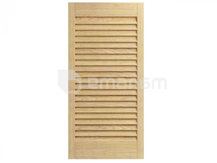 კარები ჟალუზიანი ხის Woodtechnic ფიჭვი 993х294