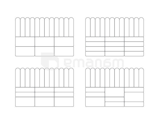 კედლის რბილი პანელი VOX Profile Oval 15x60 სმ. ყვითელი