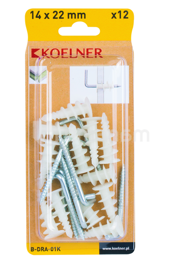 დიუბელი Koelner 12 ც B-DRA-01K