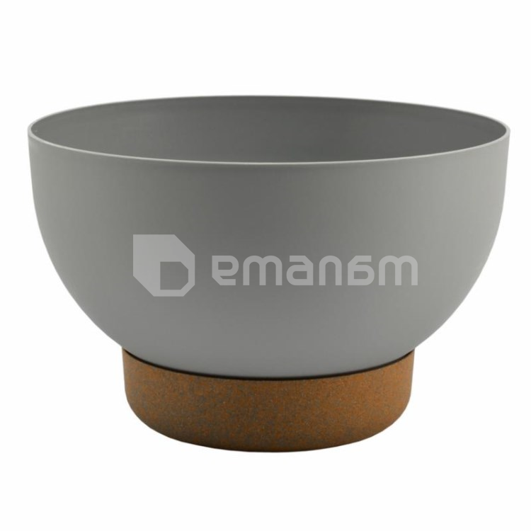 საყვავილე ქოთანი სადგამით FORM PLASTIC Bowl Satina Eco 30 პლატინა