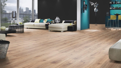 ლამინატი Ultradecor Expert Choice მუხა Canyon White 1285x192x8 AC4/32