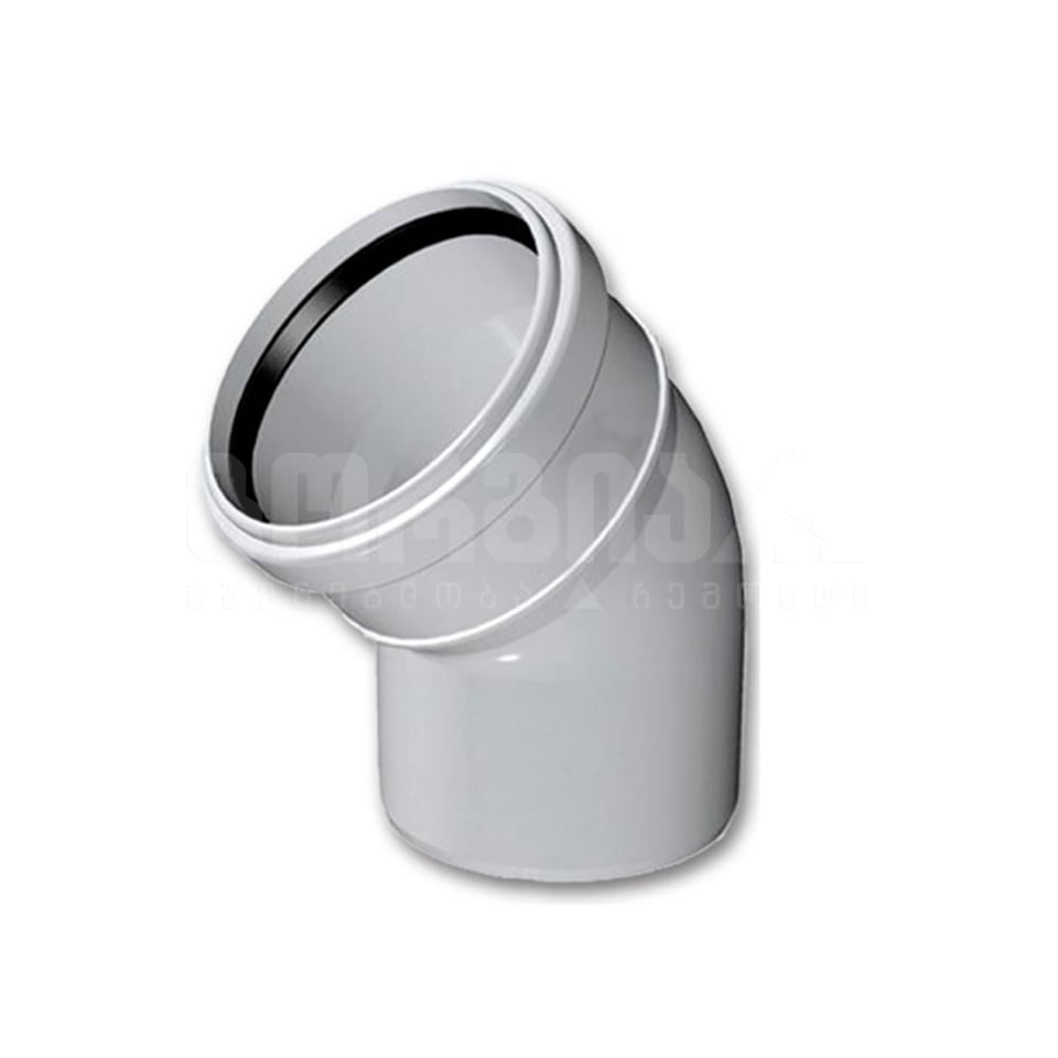 მუხლი 150მმ 45* +GF+ (PVC)