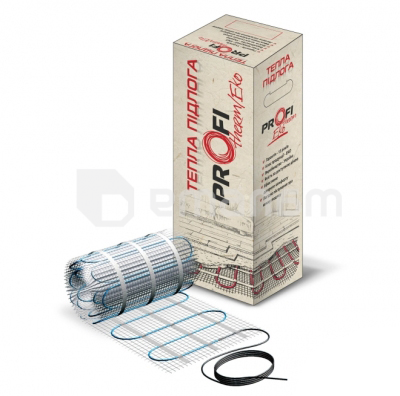 ხალიჩა ორბირთვიანი თბილი იატაკისთვის ProfiTherm Eko Mat 220W 1.5 მ²