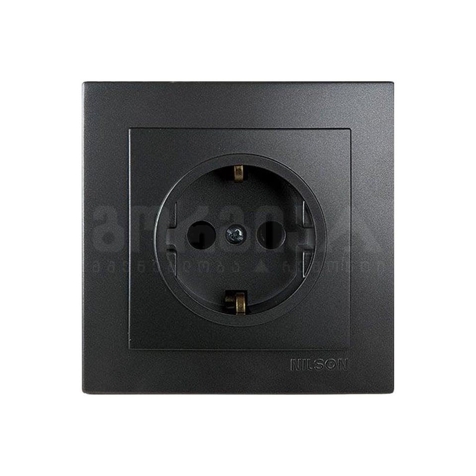 როზეტი ერთიანი დამიწებით touran black - 24221017