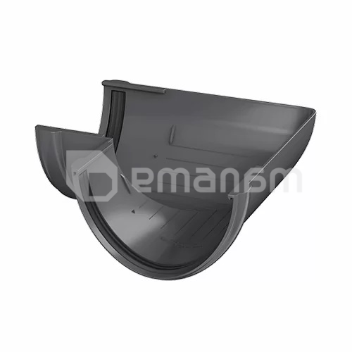 ღარის კუთხე Technonicol 125/82 PVC 135° ნაცრისფერი