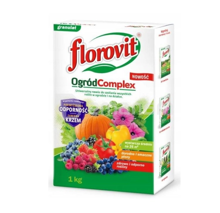 უნივერსალური სუბსტრატი Florovit Garden Complex granular fertilizer 1 kg