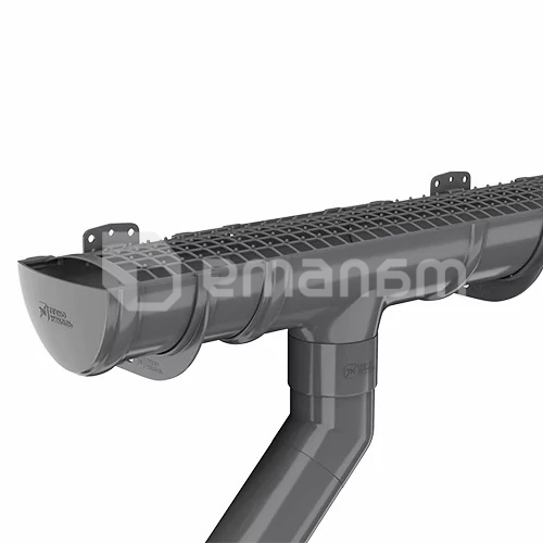 ცალუღი მილის უნივერსალური Technonicol L140 125/82 PVC ნაცრისფერი