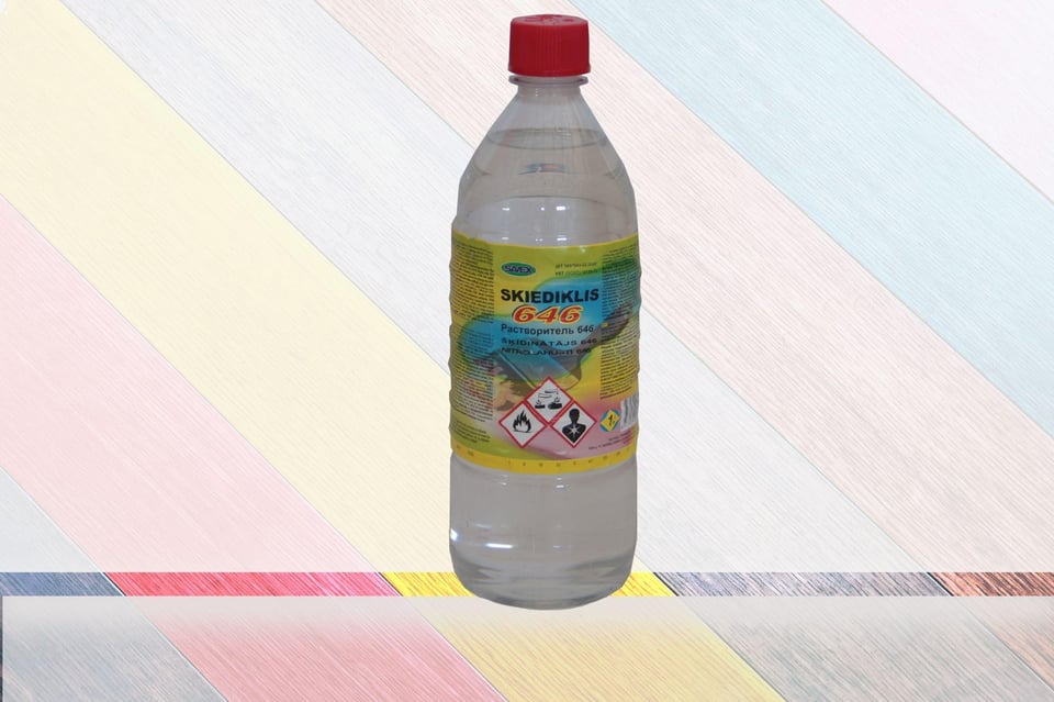 გამხსნელი ნიტრო   სუნის გარეშე  1 ლ ბოთლში