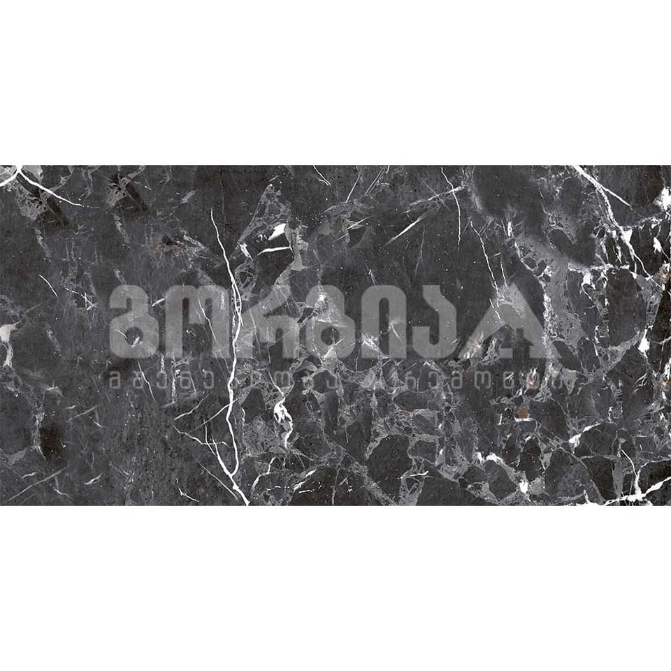 კაფელი Marble Black Glossy 30*60