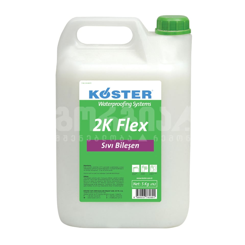 ჰიდროიზოლაცია B კომპონენტი 5კგ 2K FLEX