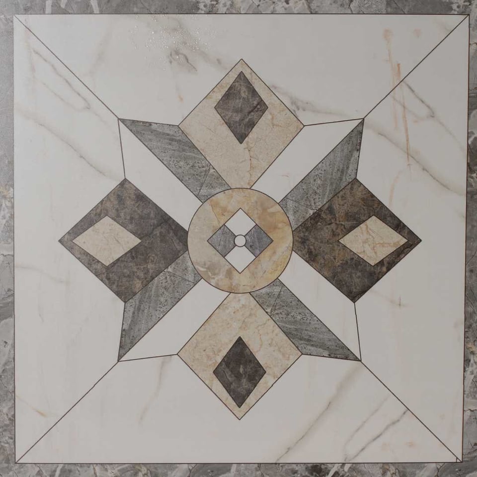 კერამიკული ფილა Mosaic Gray light 204, Matt,  14mm 45X45