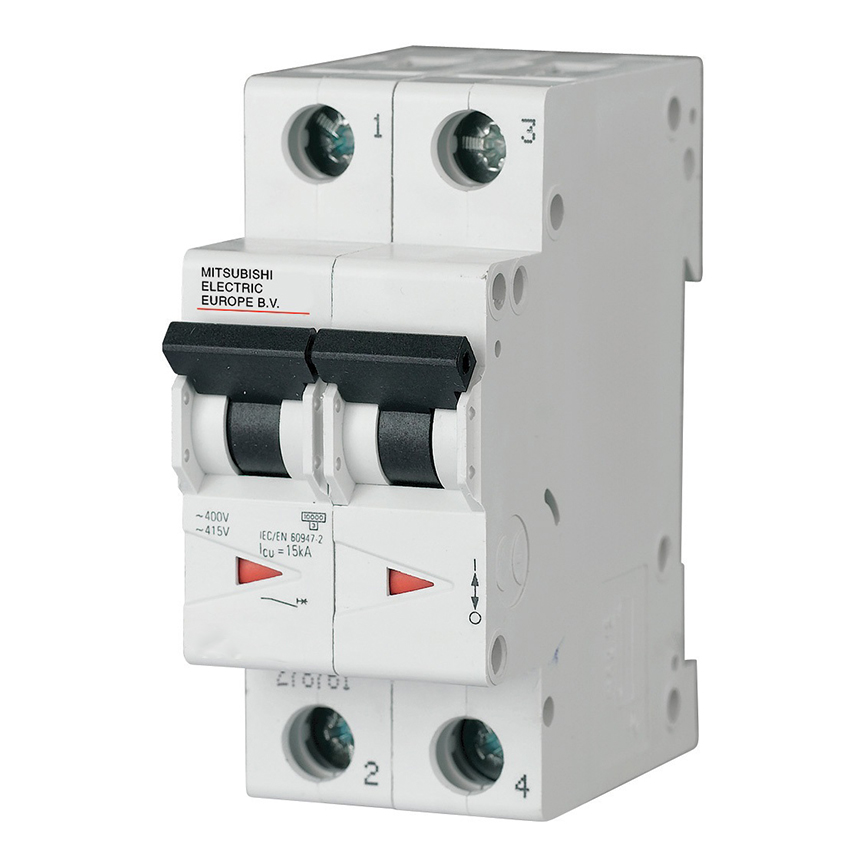 მოდულური ავტომატური ამომრთველი Mitsubishi Electric 2P C63 10kA 719745
