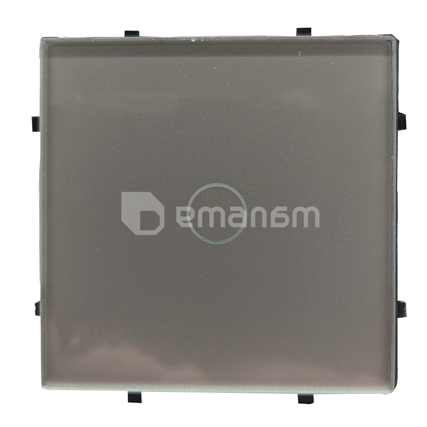 ჩამრთველი ჩარჩოს გარეშე სენსორი Socket Elegant Wireless Wi-Fi 1 ნაცრისფერი
