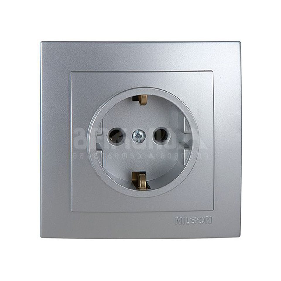 როზეტი ერთიანი დამიწებით touran silver - 24131017