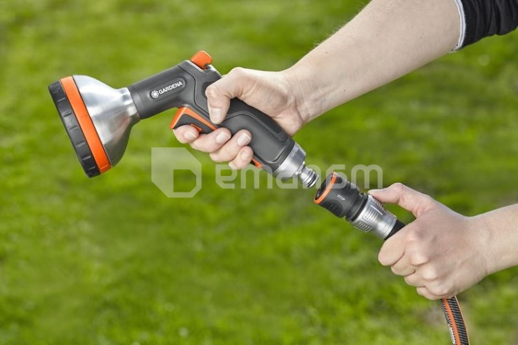 კონექტორი ავტოშეჩერებით Gardena Premium 18253-20 1/2" - 5/8"