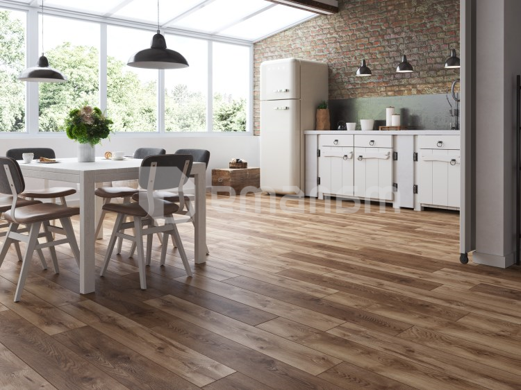 ლამინატი წყალმდგრადი Classen Story Aqua Protect 53344 4V AC5/33 მუხა Medina 1285x192x12 მმ