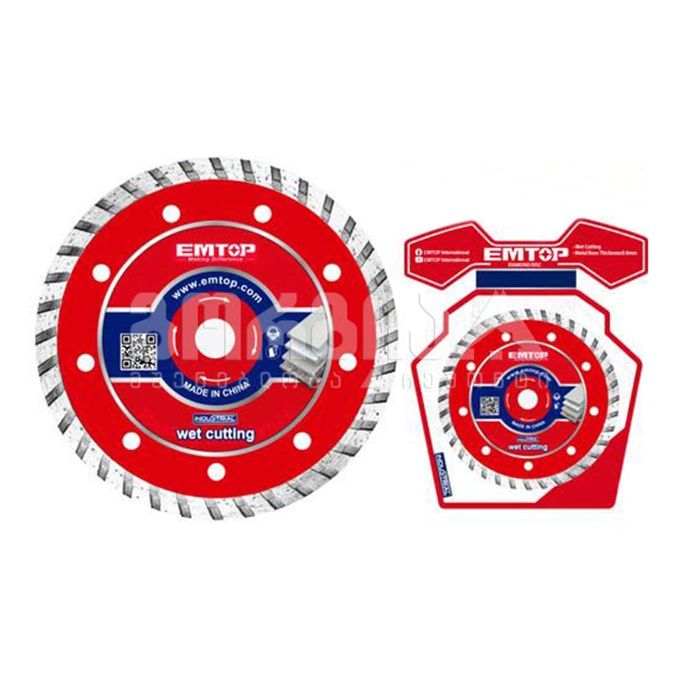 საჭრელი დისკი ალმასის (უნივ. ჭრა) IND 230მმ Emtop-EDDCH32301