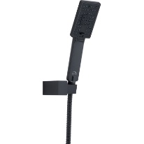 საშხაპე ყურმილის კომპლექტი Laveo KVADRATO, Black