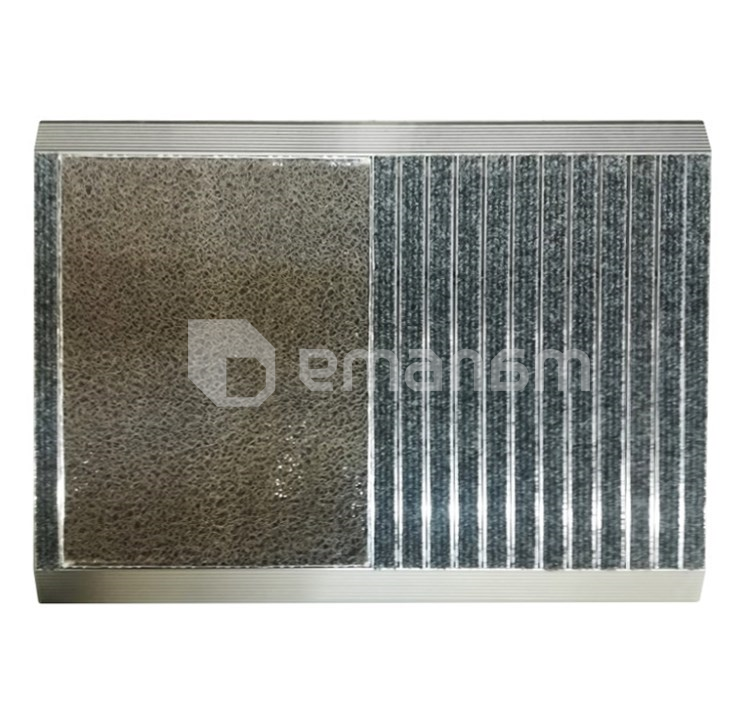 ფეხსაგები ალუმინის San Solution Dezo+Sunmat 80x57 cm.