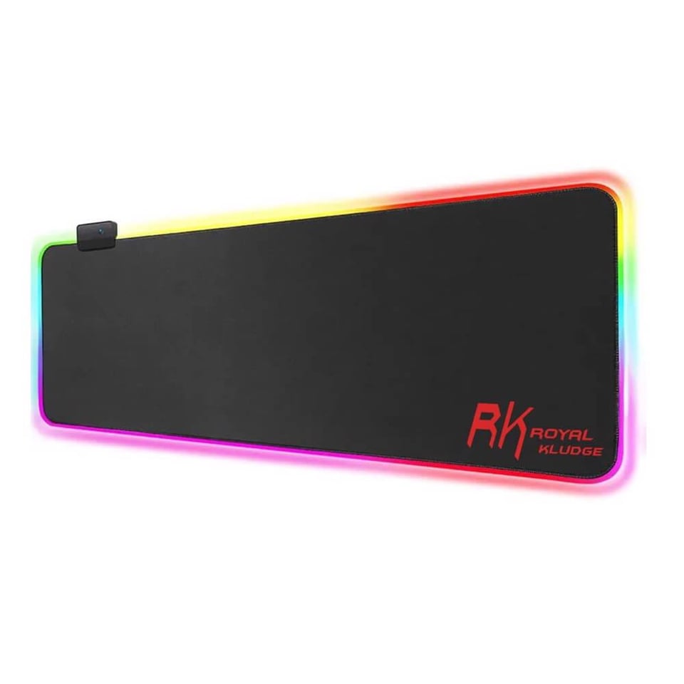 მაუსის პადი Royal Kludge RKMP-834, XL, RGB, Mouse Pad, Black