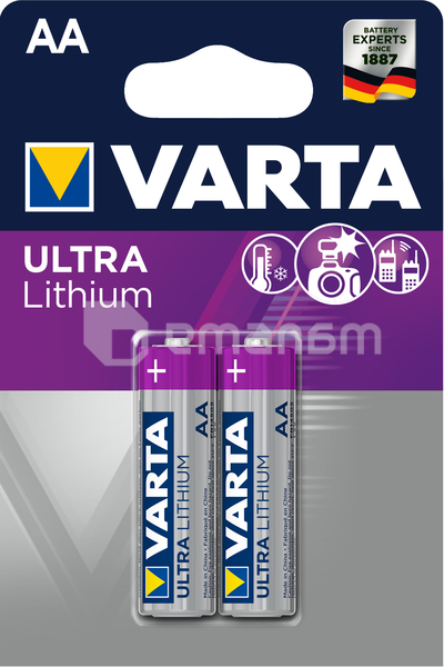 ელემენტი Varta Lithium AA 2 ც
