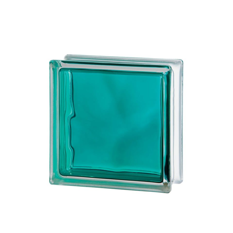 მინა ბლოკი Brilly Turquoise 1919/8 Wave