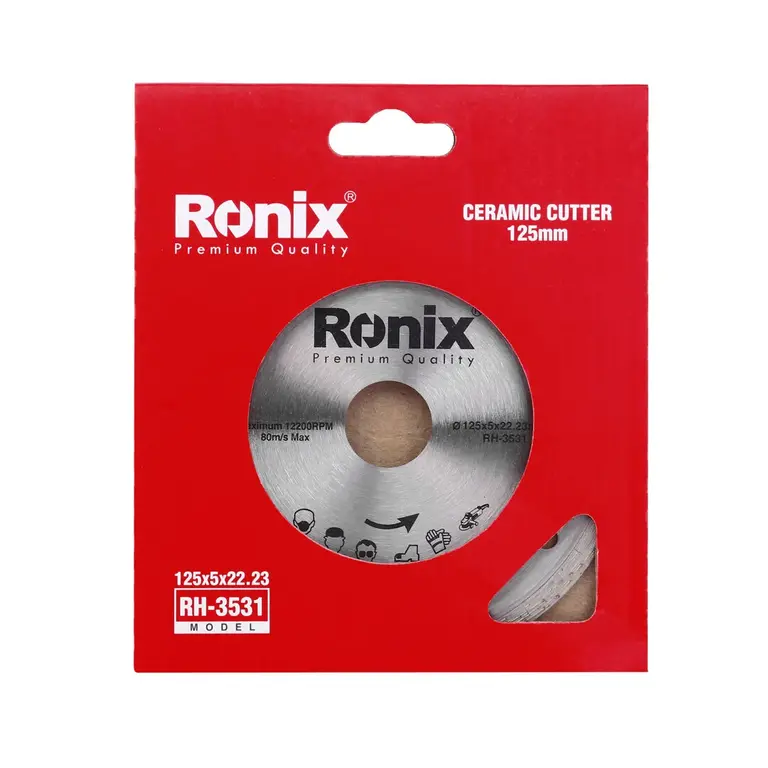 კერამიკული ფილის საჭრელი დისკი Ronix RH-3531, 125მმ
