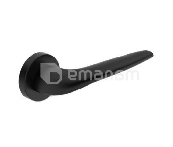სახელური როზეტით Metal-Bud JULIA R ZJUOCZ დამცავი ხუფით SZOCZY შავი