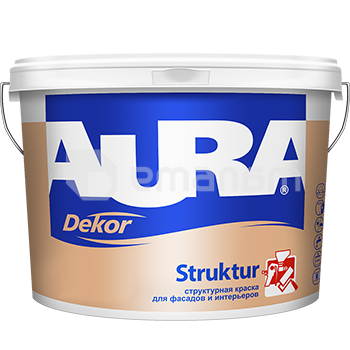 დისპერსიული საღებავი Eskaro Aura Dekor Struktur 2.5 ლ