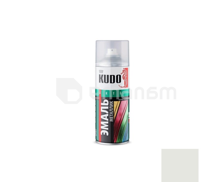 ემალის სპრეი KUDO KU-1025 ალუმინი მეტალიკი 520მლ