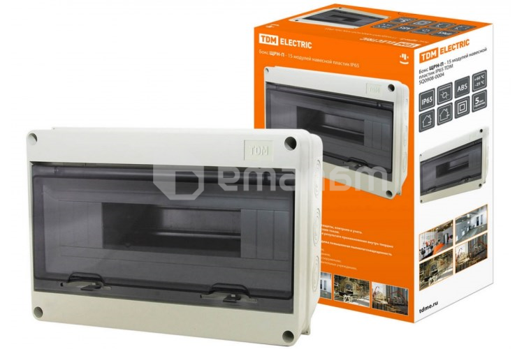 გამანაწილებელი ფარი TDM 15 მოდული IP65