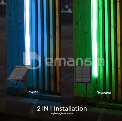 ლენტი მზის პანელი LED V-TAC 60 1.2W RGB 2835 IP67 23046