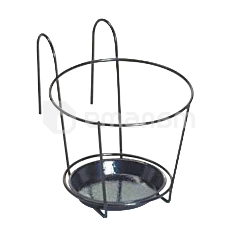 ყვავილების საკიდი Metallurgica Buzzi Pot Holder with saucer Ø 22x18xh18 სმ