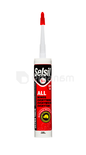 წებო ჰერმეტიკი Selsil Ultra Tack 290 მლ.
