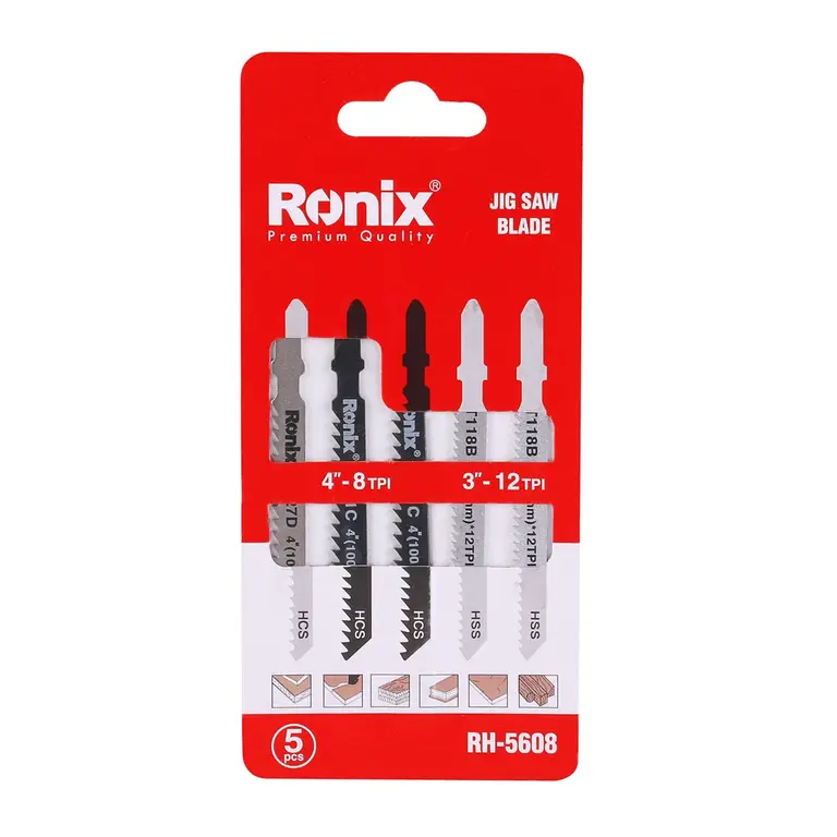 ბეწვა ხერხის პირები Ronix RH-5608, სხვადასხვა